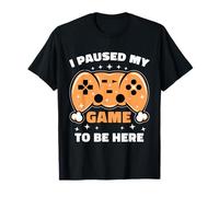 Pausé mi Juego para Estar aquí Turquía Acción de Gracias Gamer Boys Camiseta