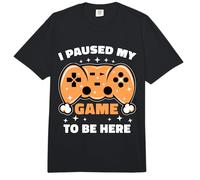 Pausé mi Juego para Estar aquí Turquía Acción de Gracias Gamer Boys Comfort Colors Adult Heavyweight T-Shirt