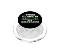 Pause Mi Juego para Graduarme Graduado De Kindergarten Primer Grado PopSockets PopGrip para MagSafe