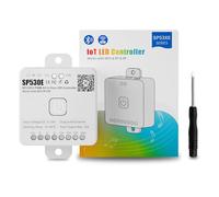 PAUTIX SP530E WiFi Bluetooth Controlador LED Soporta PWM Monocromo CCT RGB RGBW RGBCCT o SPI TTL IC Chip WS2811 WS2812B WS2813 WS2814 WS2815 para Tira LED SMD/COB DC5V DC12V DC24V