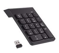 Pava Digital inalámbrico para Ordenador Medion PC, Teclado USB, 18 Teclas, batería (Negro)