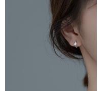 Pave Zircon Heart Women's Elegant and Chic Circle Jewelry High-End Earrings