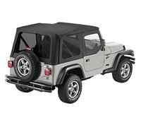 Pavement Ends by Bestop 51197-35 Replay Black Diamond Soft Top with Tinted Back Windows for Jeep Wrangler by Pavement Ends