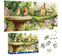 Pavemlo Puzzle 1000 Piezas para Adultos Aves Cantoras De Jardín - 41x80 cm Rompecabezas de Forma Especial Puzzles | Desafío Imposible | Decoración para Hogar | Regalo para Amantes de los Puzzles