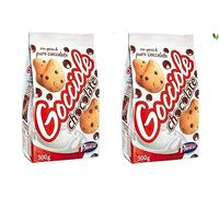 Pavesi: Galletas "Gocciole Chocolate" con gotas de chocolate, sin aceite de palma, 500 g, paquete de 2