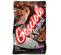 Pavesi Gocciole ExtraDark (400g) - Gallettas de chocolate - 4 Paquetes de 400 g - [1,6 Kg]