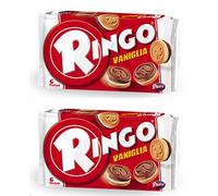 Pavesi:"Ringo" Vanilla Biscuits 6 portions with 6 Biscuits - 11.6 Oz (330g) Pack of 2