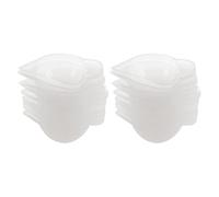 Pavewood 20 piezas de silicona dispensador de tazas de resina para hacer joyas, de modulación de color, accesorio de molde de bricolaje