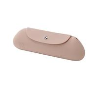 Pavewood Bolsa de CosméTicos de Viaje con Soporte para Brochas de Maquillaje de Silicona: Soporte PortáTil Suave para Brochas Faciales de Color Caqui