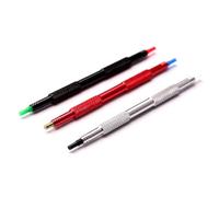 Pavewood Herramienta de ReparacióN de Relojes Portaagujas de Caucho AcríLico Portaagujas Portaagujas de Reloj de Aluminio de Piezas