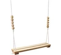 Pavewood Juguete de columpio de pollo para gallinero, accesorios de madera naturales y seguros, escalera grande para aves de corral, gallinas