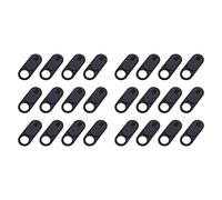 Pavewood , Paquete de 24 cubiertas de cámara web de diseño ultrafino para laptop, PC, computadora, profesional, color negro