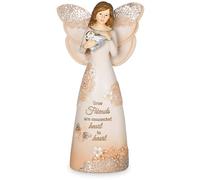 Pavilion Gift Company 19082 True Friends Angel Figurine, 6-Inch