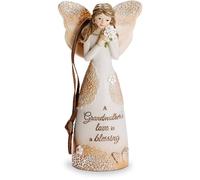 Pavilion Gift Company 19111 Grandmother Angel Figurine with Ribbon for Hanging, 4-1/2"