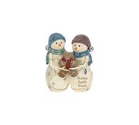 Pavilion Gift Company - Baking Spirits Bright - Figura Decorativa de Resina Pintada a Mano de 11,4 cm, diseño de Corazones de Abedul