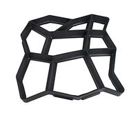Pavimentadora de Jardín, Molde de Pavimento 1 UNIDS Pavimentación manualmente Ladrillo de cemento Moldes de hormigón DIY Molde de molde de plástico for decoración de jardín de cemento(42x43cm Roma)