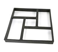 Pavimentadora de Jardín, Molde de Pavimento DIY Pavimento de plástico Concreto Hormigón Stepping Piedra Molde de Cemento Pavimentación Camino Molde(40X40cm)