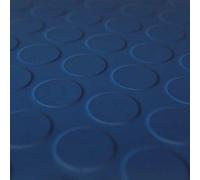 Pavimento circulos Azul lestare 3mm 1,00x15 Metros Rollo