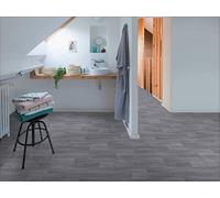 Pavimento de PVC en madera clásica, gris, Corte (2m de ancho, 3m de largo)