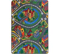 PAVIMENTOS ARQUISERVI - Alfombra Infantil City Car para Jugar - Alfombra Antideslizante, Plegable y Acolchada - Juego Habitación. (90x133cm)