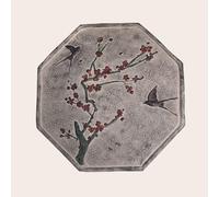 Pavimentos de resina con estampado floral for parterres, pasarelas y estanques, decoración paisajística for exteriores e interiores(Plum Blossom,3PCS)