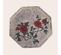Pavimentos de resina con estampado floral for parterres, pasarelas y estanques, decoración paisajística for exteriores e interiores(Peony,2PCS)