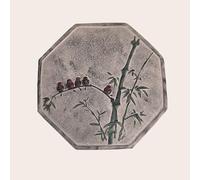 Pavimentos de resina con estampado floral for parterres, pasarelas y estanques, decoración paisajística for exteriores e interiores(Bamboo,3PCS)