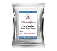 Pavitra Puja Tabletas de alcanfor de la India - 100 gramos - 32 tabletas - para culto religioso