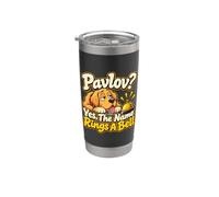 Pavlov Yes The Name Rings A Bell Psicología Humor Vaso térmico de acero inoxidable de doble pared
