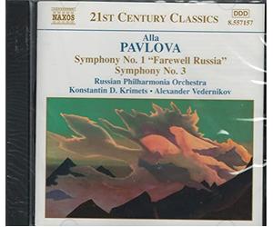 Pavlova, A. - Symphonies N°1 Et N°3