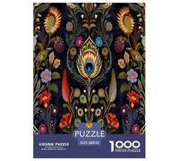 Pavo 1000 Piezas Rompecabezas Clásicos Puzzle Inteligencia Juguete Pasatiempo Creativo Desafíos Extra Divertidos EduGatoivo 52x38cm/100