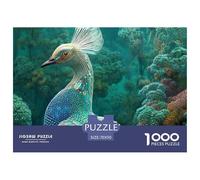 Pavo 1000 Piezas Rompecabezas Divertidos Actividades Familiares Jigsaw Desafíos Difíciles para Adultos 70x50cm/1000pcs