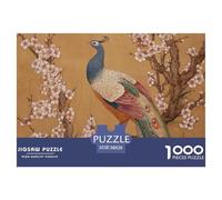 Pavo 1000 Piezas Rompecabezas Divertidos Actividades Familiares Jigsaw Desafíos Difíciles para Regalo 38x26cm/1000pcs