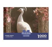 Pavo 1000 Piezas Rompecabezas Imposible Actividades Familiares Jigsaw Desafíos Difíciles para Regalo 52x38cm/1000pcs