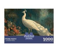 Pavo 1000 Piezas Rompecabezas Imposible DecoracióN Familiar Jigsaw Desafíos Difíciles para Familiares Y Amigos 38x26cm/1000pcs
