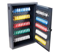 Pavo 8047222 - Caja para Llaves de Alta Seguridad (Capacidad para hasta 100 Unidades) Gris