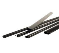 Pavo - A4 10 mm Varillas encuadernadoras,capacidad : 35 a 80 hojas - Negro (Paquete de 100)