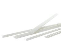 Pavo - A4 6 mm Varillas encuadernadoras,capacidad : 20 a 40 hojas - Transparente (Paquete de 25)