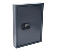 Pavo - Armario de Llaves de Alta Seguridad para 50 Llaves/Caja Fuerte para Llaves/Dimensiones: 550 x 380 x 100 mm/Lector de Huellas Dactilares/Puertos Tipo C/Incluye 50 llaveros