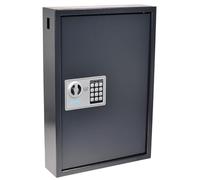Pavo 8033911 - Llaves/Armario/Caja Fuerte, Seguridad AES con Seguridad eléctrica, 50 Ganchos Clave la Ranura Lateral, Gris Oscuro
