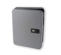 Pavo - Armario para Llaves, 36 Ganchos, Cerradura de combinación, Gris Oscuro, 36 llaveros, tamaño: 8 x 24 x 30 cm - 8032815