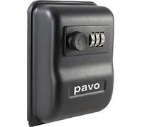 Pavo - Caja Fuerte para Llaves de Pared con Cerradura de combinación, Tamaño: 5,7 × 10 × 14,5 cm, Negro - 8016679
