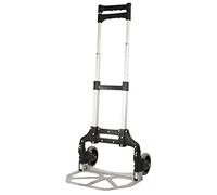 Pavo - Carretilla de Mano Ligera y Plegable con Ruedas, Carro portátil Ajustable, compacta, Capacidad de Carga de 70 kg - 8055876