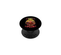 Pavo Comer Pizza Acción de Gracias Divertida Cena Italiana Peregrina PopSockets PopGrip Adhesivo