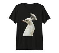 Pavo Cristatus Pavo Cristatus - Pájaro Real Indio leucístico Blanco Camiseta Premium