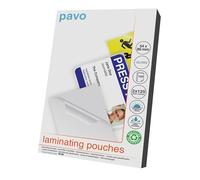 Pavo - Pack de 100 fundas para plastificar Tamaño: 54 x 86 mm 2x125 mic - brillo
