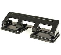 Pavo - Perforadora de 4 agujeros (capacidad: 20 hojas), color negro, 8036554