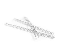 Pavo premium alambre vinculante espinas A4 3: 1 división 14.3 MM Paquete de 100 101 a 125 hojas blancas