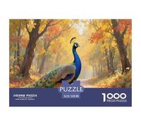 Pavo Real 1000 Piezas Rompecabezas Clásicos Y Niños A Partir De 12 Años Puzzle Inteligencia Juguete Entretenimiento Creativo Desafíos Extra Divertidos EduGatoivo 52x3