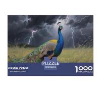 Pavo Real 1000 Piezas Rompecabezas Familiar Y Niños A Partir De 12 Años Puzzle Inteligencia Juguete Regalo Creativo para La Relajación Desafíos Extra Divertidos EduGatoivo para Niños Y Ad